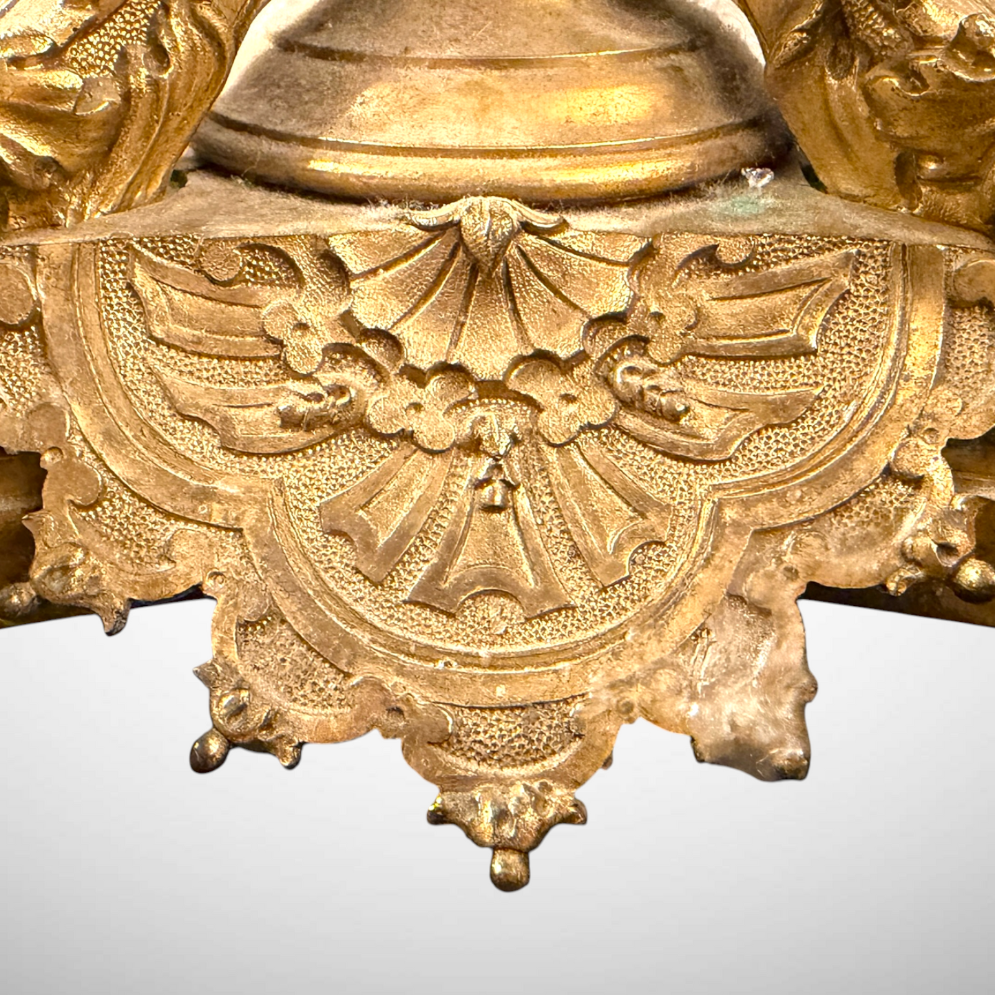 A FRENCH GILT-BRONZE CANDELABRUM 'AUX SPHINGES', FRANCE, LATE 19th CENTURY
