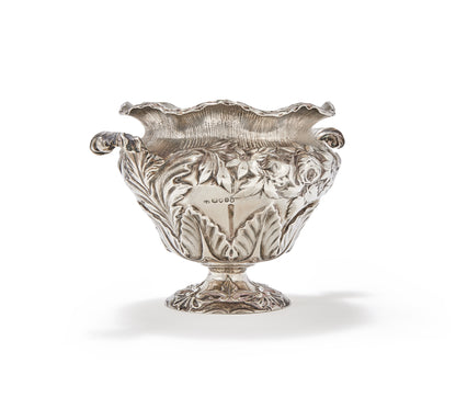 A WILLIAM IV SILVER-GILT-LINED TWIN-HANDLED SUGAR BOWL, LONDON, 1833