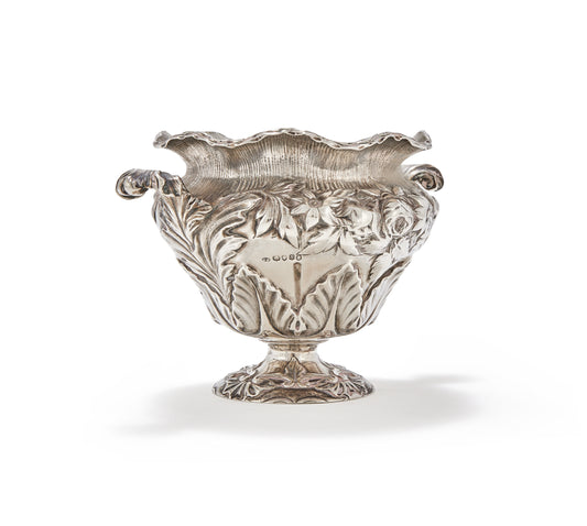 A WILLIAM IV SILVER-GILT-LINED TWIN-HANDLED SUGAR BOWL, LONDON, 1833