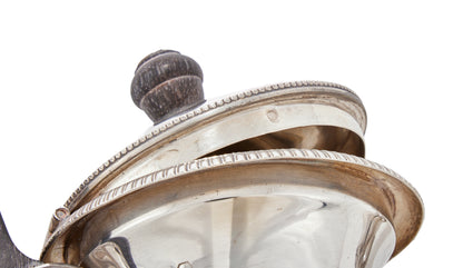 A PEAR-SHAPED FRENCH SILVER COFFEE POT, PARIS, 1819–1838