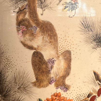 A MONUMENTAL MEIJI PERIOD SATSUMA EARTHENWARE BALUSTER VASE, JAPAN, LATE 19TH CENTURY