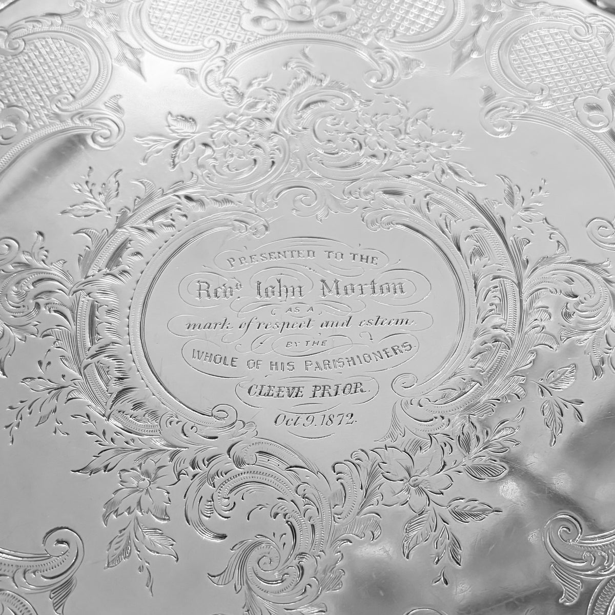 A GEORGE II PRESENTATION SALVER, LONDON, 1737