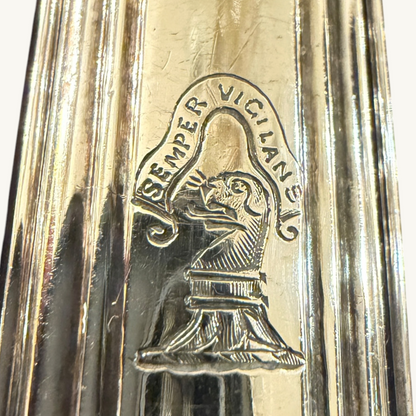 A VICTORIAN STERLING SILVER FISH SERVICE FOR SIX, SHEFFIELD, 1894