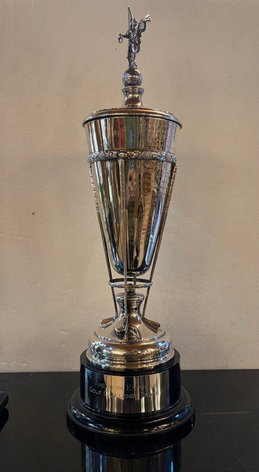 GEORGE V PRESENTATION STERLING SILVER LIDDED TROPHY, BIRMINGHAM, 1934