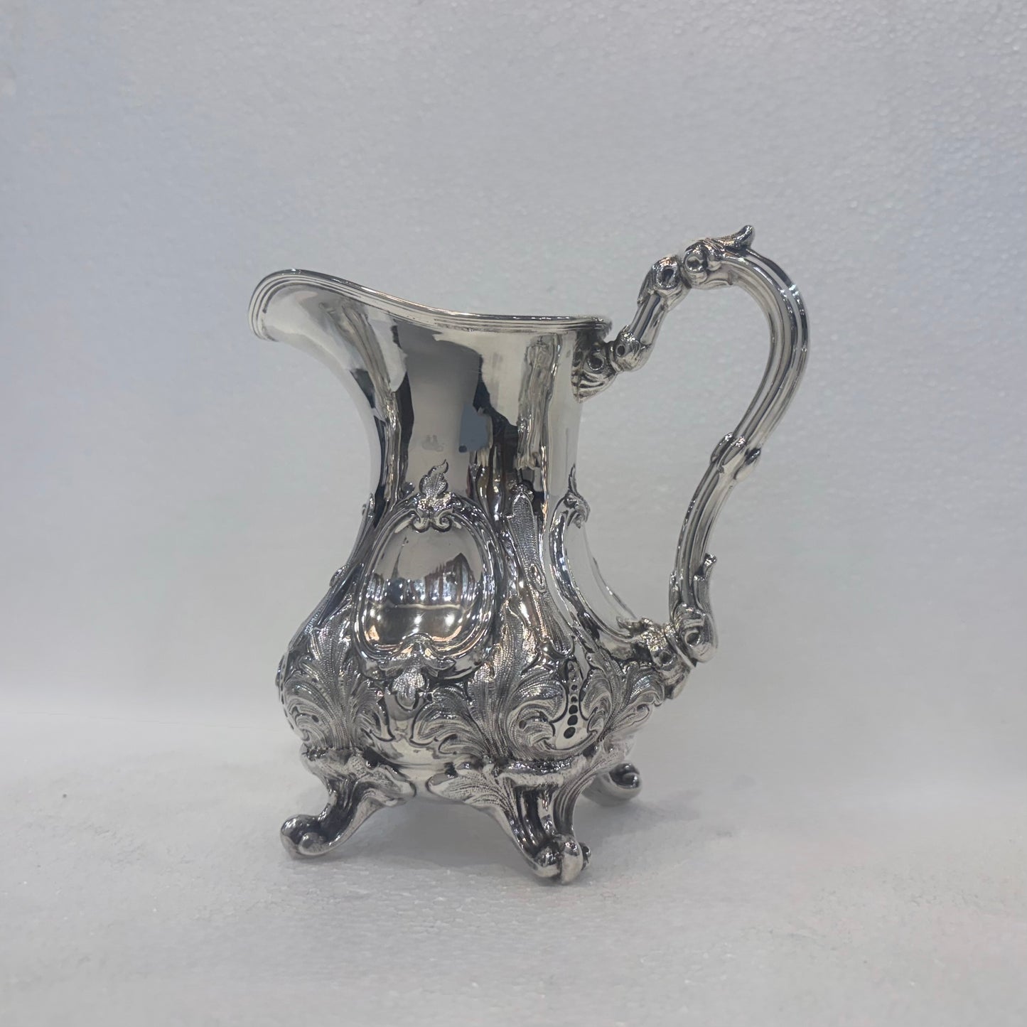 LATE VICTORIAN STERLING SILVER THREE-PIECE TEA SERVICE, SHEFFIELD, 1898