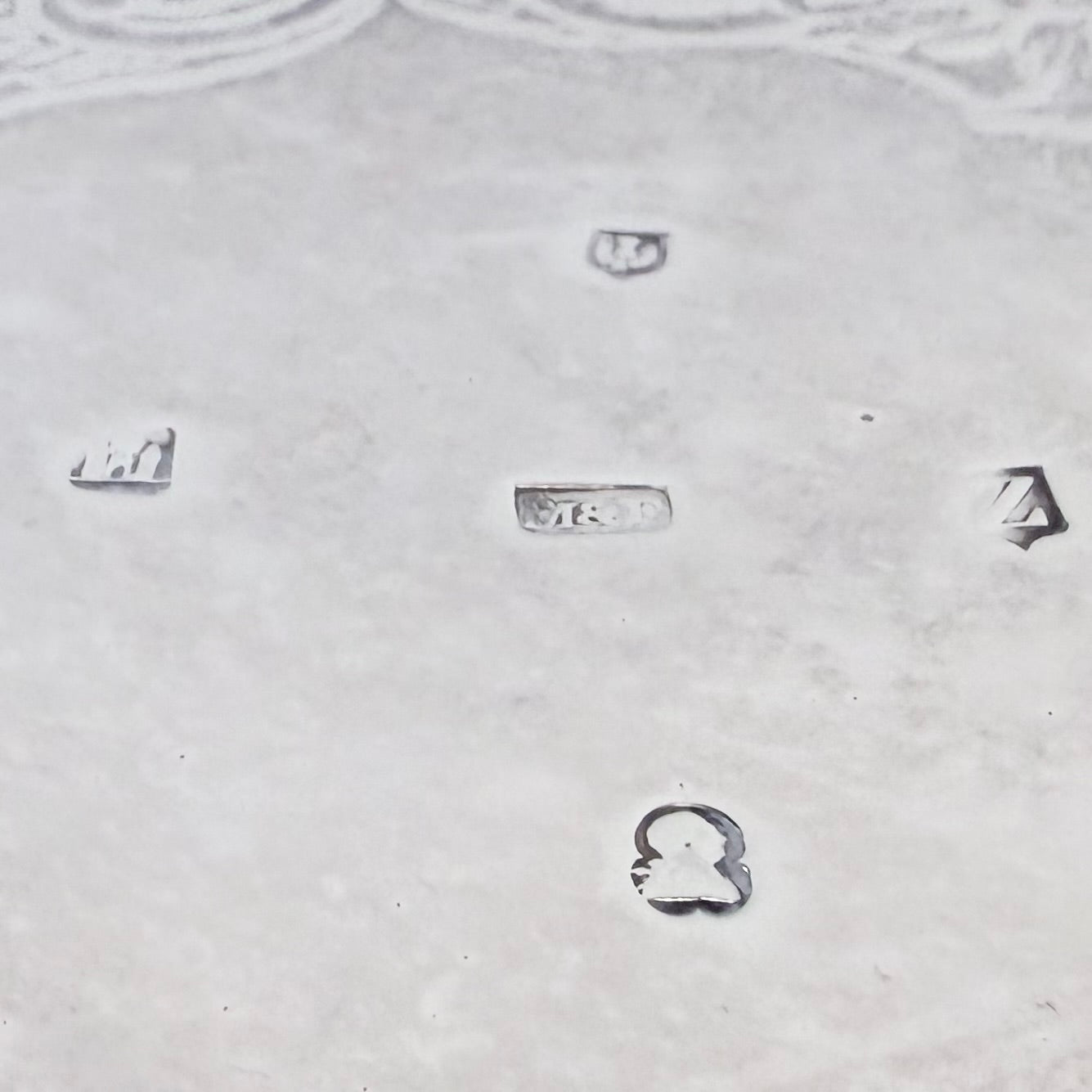 WILLIAM IV CHASED STERLING SILVER SALVER, EDINBURGH, 1831