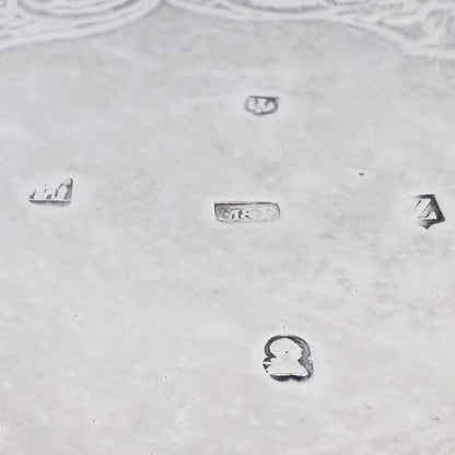 WILLIAM IV CHASED STERLING SILVER SALVER, EDINBURGH, 1831
