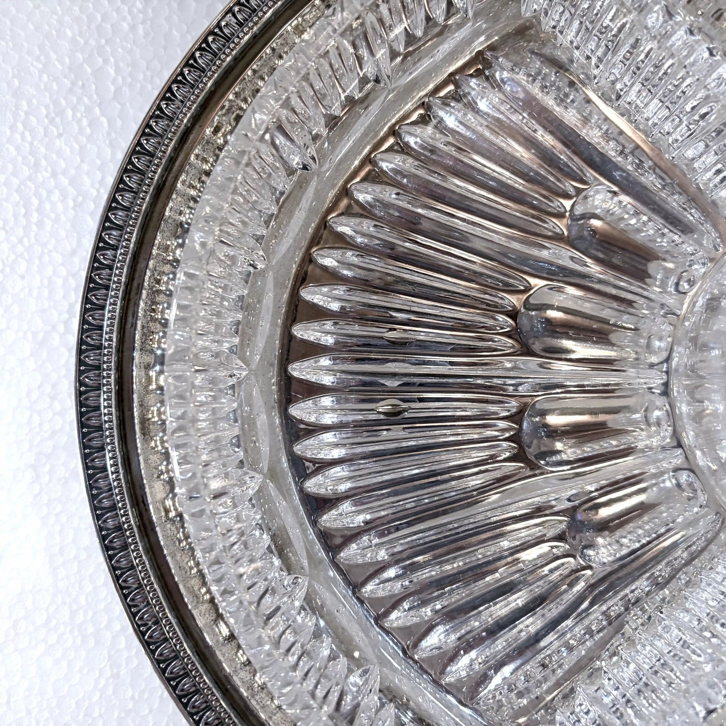 NEOCLASSICAL SECTIONAL RELISH DISH, ALESSANDRIA, MID-20TH CENTURY