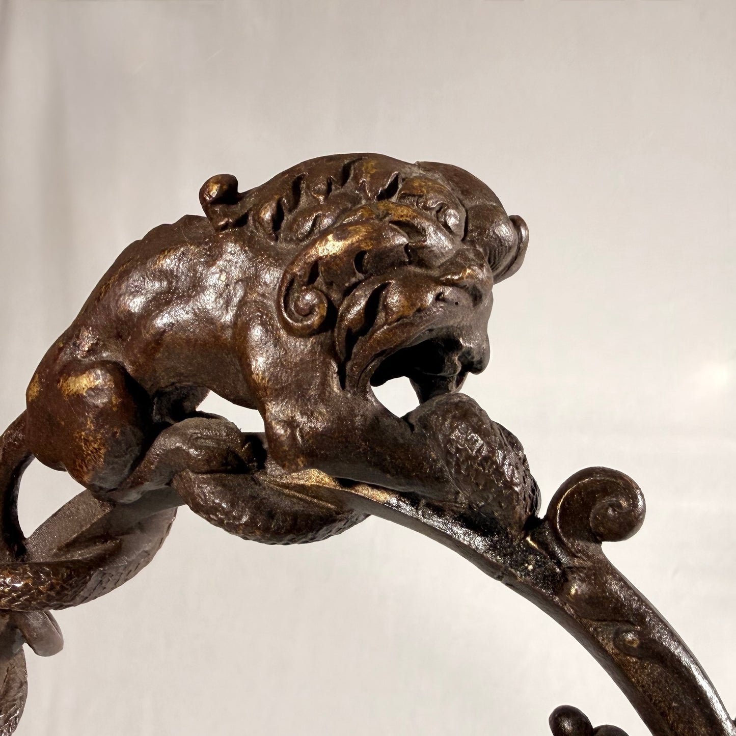 PAIR OF ROCOCO REVIVAL PATINATED BRONZE EWERS, FRANCE, LATE 19TH CENTURY