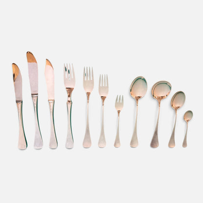 AN EXQUISITE STERLING SILVER 100-PIECE CUTLERY SET, DENMARK, EARLY 20TH CENTURY